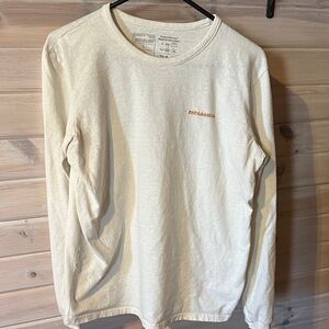 Patagonia Off-White Long Sleeve Womens Tee